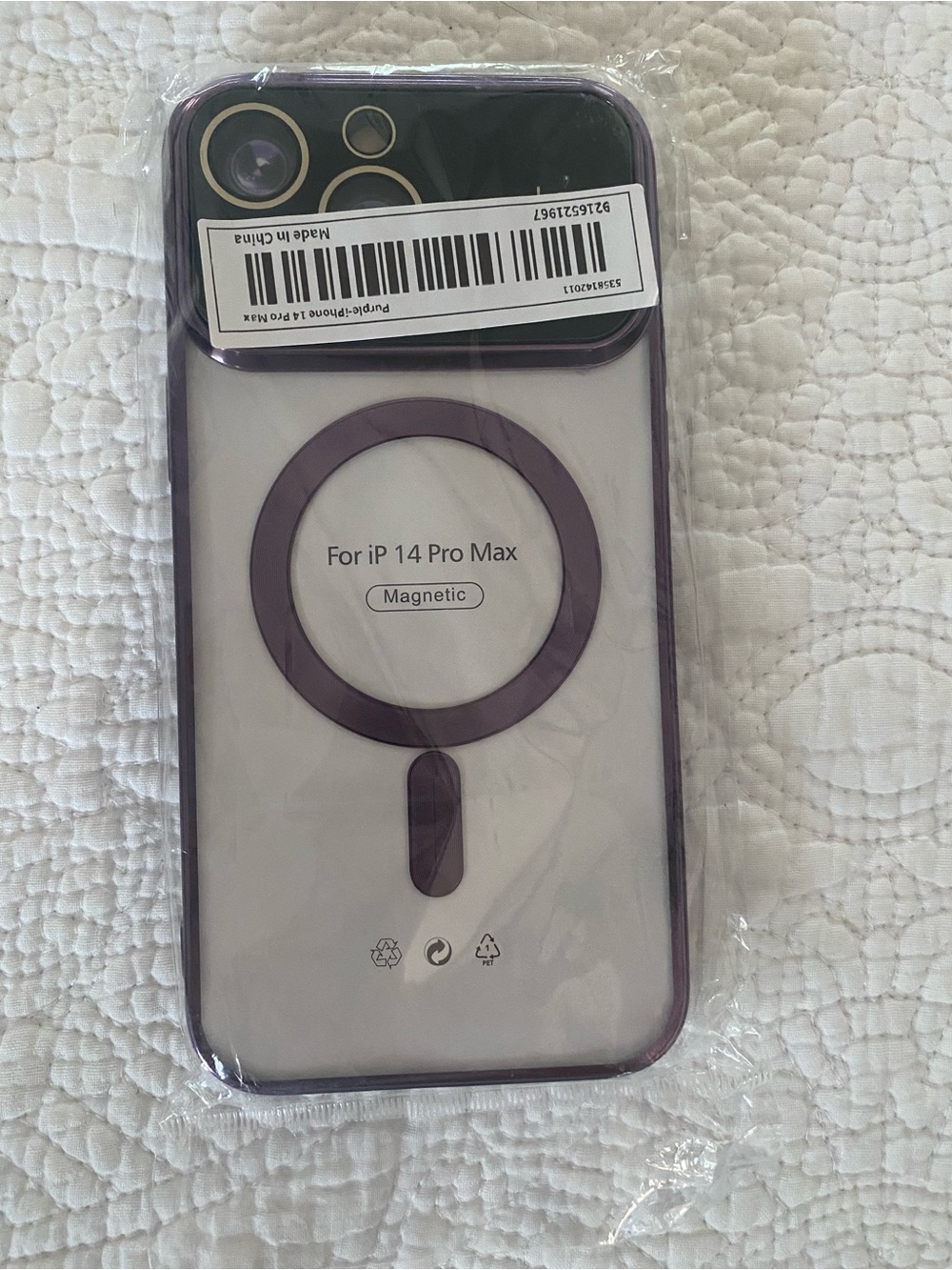 iPhone Phone Case Magnetic 14 Pro Max Purple NIP